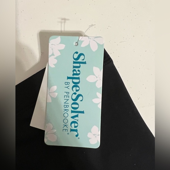 NWT Shape solver by penbrooke black size M SHAPER panty girdle high waist brief - Picture 4 of 4